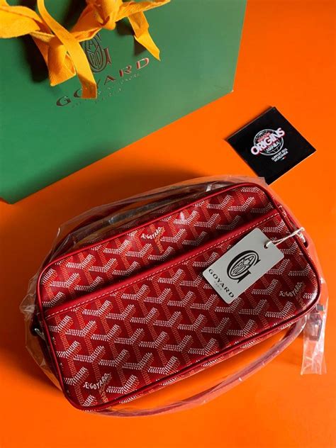 goyard cap vert red